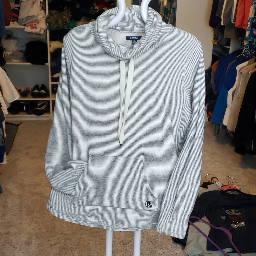 Chaps Front Pocket Pullover